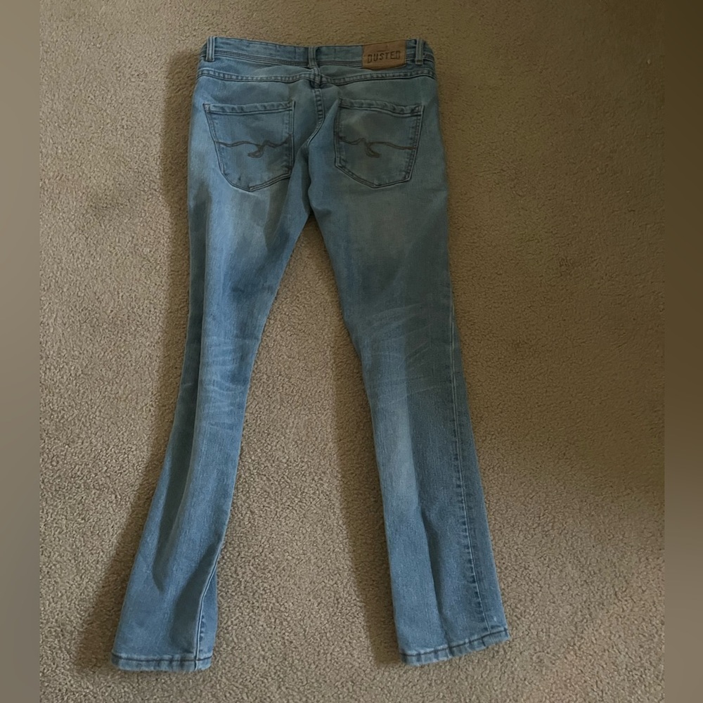 Original dusted medium wash skin fit jeans
